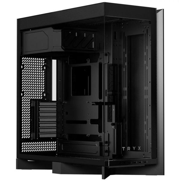 Carcasa tryx luca l70 mid tower negru, tempered glass, sloturi expansiune 7, drive bays: 2x 3,5" 9x2,5", ventilatoare suportate: 8 (spate: 1x120mm, sus: 2x120mm sau 2x140mm, lateral: 3x120mm sau 3x140mm, jos: 1x 120mm sau 1x140mm ), format placa de baza s