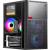 Carcasa segotep knight w3 neagra cu sursa de 500w, secc steel atx mini tower, cu sursa de 500w (tip atx, montata sus), interior vopsit negru, 2x 3.5" (intern), 2x 2.5 (intern), fata - 2x 120mm (optional), spate - 1x 120mm rainbow rgb fan (inclus), 1x usb 