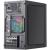 Carcasa segotep knight w3 neagra cu sursa de 500w, secc steel atx mini tower, cu sursa de 500w (tip atx, montata sus), interior vopsit negru, 2x 3.5" (intern), 2x 2.5 (intern), fata - 2x 120mm (optional), spate - 1x 120mm rainbow rgb fan (inclus), 1x usb 