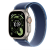 Apple watch ultra 3 gps + cellular 49mm natural titanium case with blue/bright blue trail loop - m/l