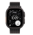 Apple watch ultra 3 gps + cellular 49mm black titanium case with black titanium milanese loop - medium