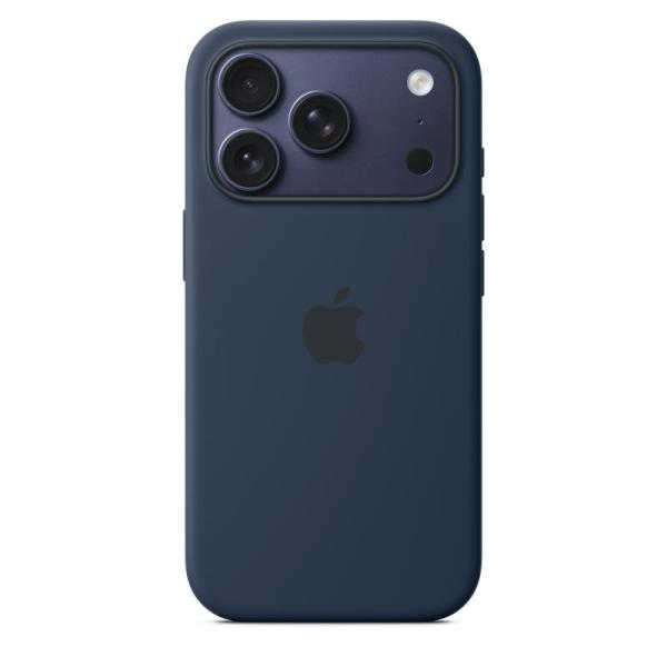 Iphone 17 pro silicone case with magsafe – midnight