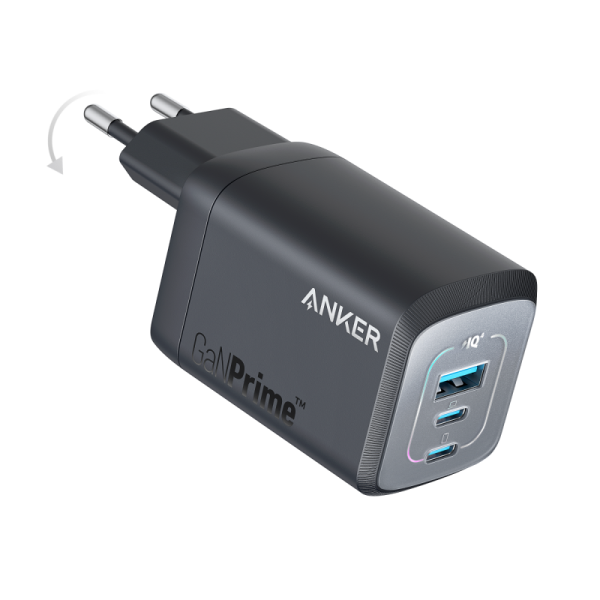 Anker incarcator retea gan prime 67w negru