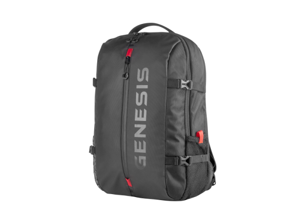 Genesis pallad 410. backpack type: rucksack, product main colour: black, style: urban. width: 120 mm, depth: 320 mm, height: 440 mm.  package width: 360 mm, package depth: 470 mm, package height: 120 mm. material: polyester. products per pallet: 120 pc(s)