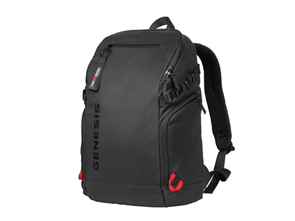 Rucsac laptop genesis pallad 420, compatibilitate dimensiuni laptop 15.6", total buzunare 6, capacitate 18 l, material polyester 600d, negru