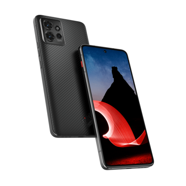 Motorola thinkphone. display diagonal: 16.6 cm (6.55"), display resolution: 2400 x 1080 pixels. processor family: qualcomm snapdragon, processor model: 8+ gen 1. ram capacity: 8 gb, ram type: lpddr5, internal storage capacity: 256 gb. rear camera resoluti