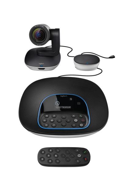 Camera videoconferinta logitech group video conferencecam, rezolutie video 1920 x 1080 pixeli full hd, 30 fps, microfon incorporat omnidirectional, frecventa raspuns 100hz – 11khz, sensibilitate: -28db +/-3db