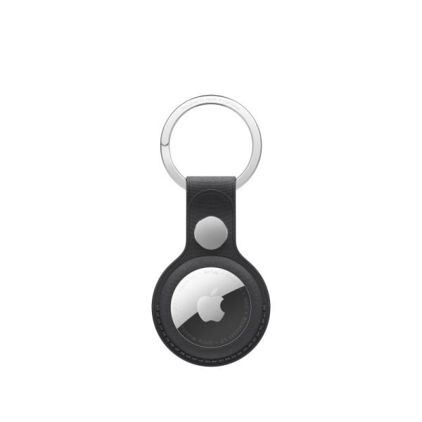 Airtag finewoven key ring - black