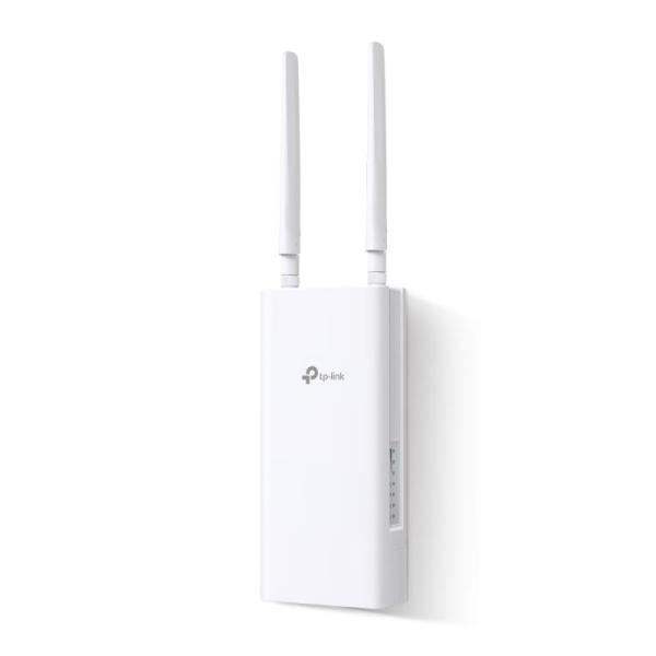 Router wi-fi tp link outdoor, download speed 150 mbps, upload speed 50 mbps, 1×nano sim card, 1× 100 mbps wan/lan port (poe in), ieee 802.11b/g/n 2.4ghz, 300 mbps, wpa/wpa2, wpa-psk/wpa2-psk encryptions