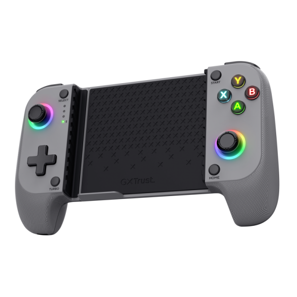 Controller mobil wireless trust gxt 735g mylox, conector usb-c, lungime cablu 100cm, capacitate baterie 600 mah, baterie tip aaa: litium ion- cell, gri