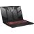 Laptop asus tuf gaming a17 (2023) fa707nug-hx180, amd ryzen 7 7445hs, 17.3 inch, ram 16gb, ssd 1tb, nvidia geforce rtx 4050 6gb, no os, mecha grey