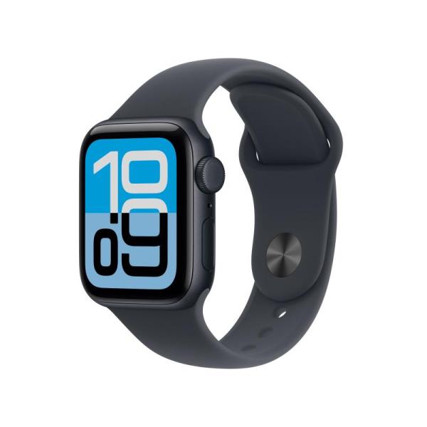 Apple watch se 3 gps + cellular 40mm midnight aluminium case with midnight sport band - m/l