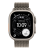 Apple watch ultra 3 gps + cellular 49mm natural titanium case with natural titanium milanese loop - medium