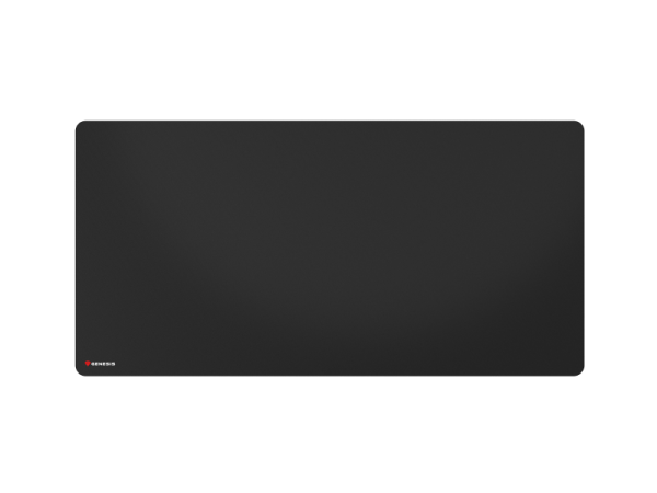 Mousepad genesis carbon 500 hyper logo, material cauciuc + material textil, dimensiuni 1200 x 600 x 2.5 mm, negru