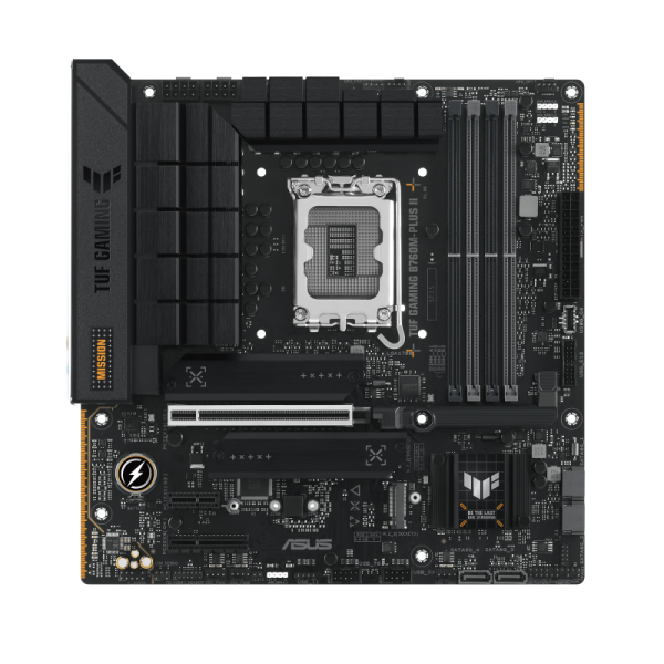Asus tuf gaming b760m-plus ii. processor manufacturer: intel, processor socket: lga 1700, compatible processor series: intel® celeron®, intel® pentium® gold, intel® core™ i3, intel® core™ i5, intel® core™.... supported memory types: ddr5-sdram, maximum in