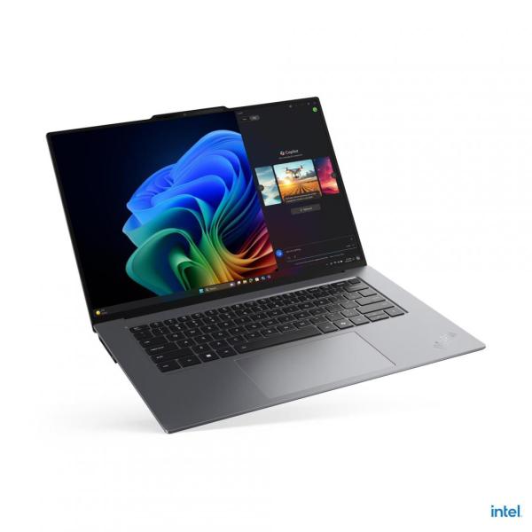 Laptop lenovo thinkpad x9-15 gen 1 aura edition; 15.3" 2.8k (2880x1800) oled 500nits anti-reflection / anti-fingerprint, 100% dci-p3, 30-120hz vrr, displayhdr™ true black 600, dolby vision®, touch; intel® core ultra 7 258v, 8c (4p + 4lpe) / 8t, max turbo 