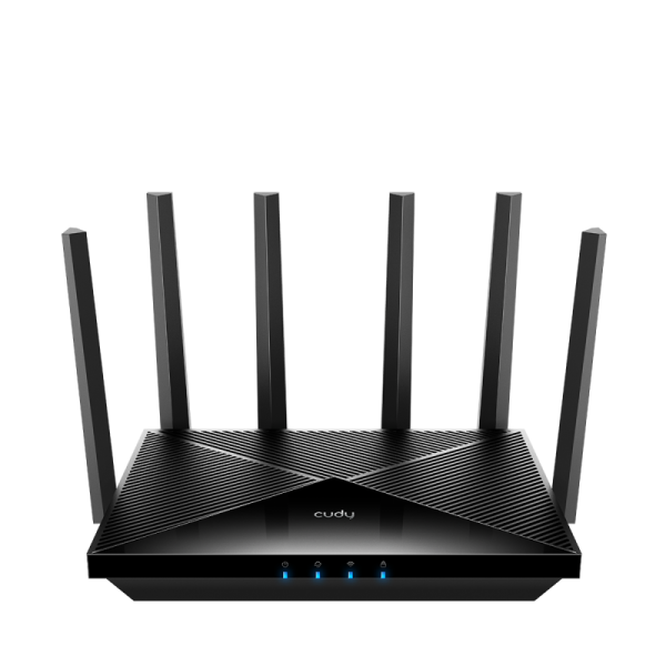 Cudy be6500 gigabit dual band wi-fi 7 router, chipset broadcom, 802.11be/ax/ac/a/b/g/n, 5764mbps at 5ghz + 688mbps at 2.4ghz, 1 x 1gbps wan port, 4 x 10/100/1000mbps ports, 6 x 5dbi fixed antennas, wifi router/ap/ repeater/wisp mode, pptp/l2tp/openvpn/wir