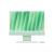 Apple imac 24" retina 4.5k/ apple m4 (cpu 10-core, gpu 10-core, neuralengine 16-core)/16gb/1tb - green - int kb (2024) (cto from m wv03ro/a)
