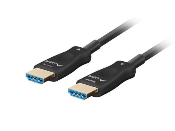 Cablu hdmi m/m v2.1 40 m optic negru aoc