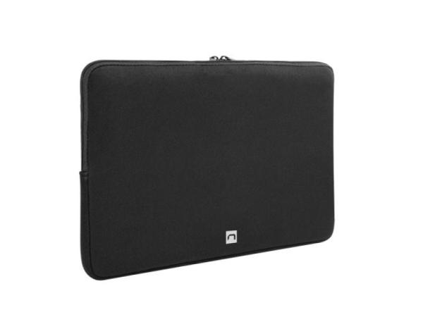 Husa laptop natec coral, compatibilitate dimensiune laptop 14.1", material neoprene, negru