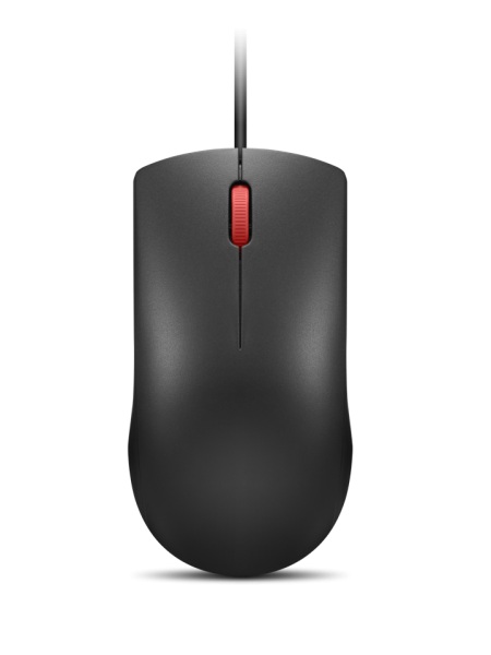 Mouse cu fir lenovo 120; 1600dpi; conectivitate: usb-a; senzor optic; numar de butoane: 3; greutate: 90g; lungimea cablului: 1.5m; compatibil cu windows 10 home single language 64, windows 11; culoare: negru