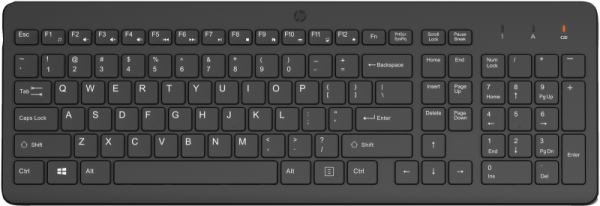 Hp keyboard wireless 225, culoare: negru, dimensiuni: 425,9 x 146,1 x 26,8 mm, greutate: 0.42kg, garantie 1 an