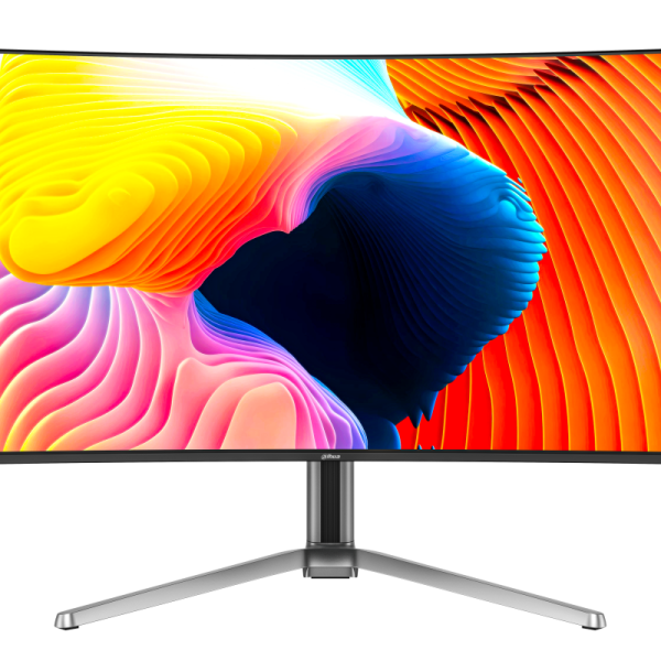 Monitor dahua 31.5" dhi-lm32-go43a, curvature: 1700r, diagonal (inch): 31.5, diagonal (cm): 80, aspect ratio: 16:9, panel: qd-oled, resolution: 3840x2160, refresh rate: 165hz, response time gtg: 0.03ms, brightness (max): 400 cd/m², contrast (static) : 1.5