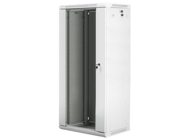 Dulap rack 19" perete 27u / 600x450 (flat pack) gri  v2