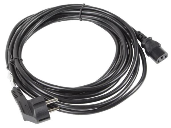 Cablu alimentare cee 7/7  iec 320 c13 10 m vde negru