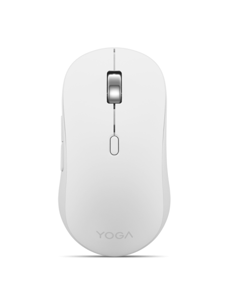 Mouse silentios bluetooth lenovo yoga; pana la 4000dpi; tip: full size ambidextru; senzor: ir optic; numar de butoane: 6 (programabile); conectivitate: bluetooth 5.3, se poate conecta la 3 dispozitive; greutate: 88g; compatibil cu windows 10, windows 11; 