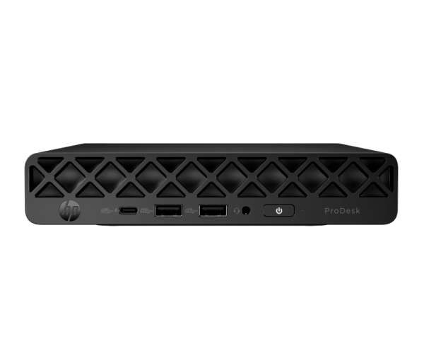 Hp prodesk 4 g1i desktop mini, intel core ultra 5 225t 10-core (2.5ghz, up to 4.9ghz, 20mb), video integrat intel graphics, ram 16gb ddr5 5600mhz (1x16gb), ssd 512gb m.2 2280 pcie nvme , no odd, lan 10/100/1000, intel ax211 wi-fi 6e + bluetooth 5.3, portu
