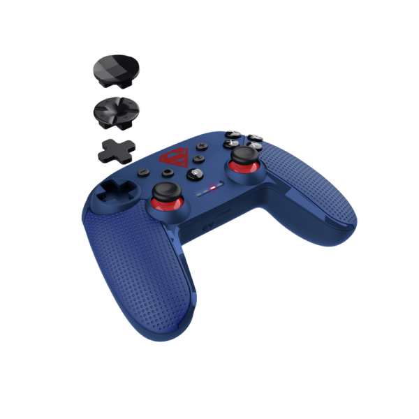 Controller wireless trust gxt 542 muta, material abs, 15 butoane, compatibil cu pc, laptop, consola gaming, smartphone, tableta, albastru