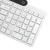 Tastatura lenovo 800 self-charging bluetooth; reincarcabila cu ajutorul luminii ambientale, fara spatiu destinat bateriilor clasice; layout: us; conectivitate: bt 5.1, se poate conecta la 3 dispozitive; greutate: 635g; compatibil cu windows 10, windows 11