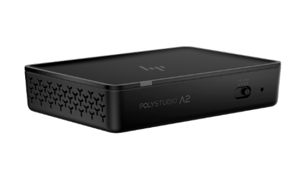 Hp poly studio a2 audio bridge w/ cat6a and mic extension cable and mounting plate