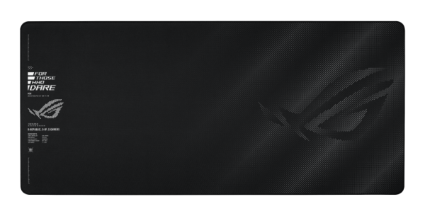 Asus rog sheath ii xxl. width: 900 mm, depth: 400 mm. product colour: black, surface coloration: pattern, material: fabric, rubber, stitched edges, non-slip base, gaming mouse pad