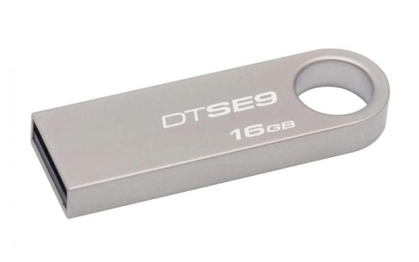 Memorie usb flash drive kingston 16 gb datatraveler se9 champagne, usb 2.0