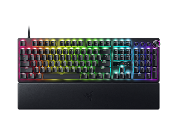 Tastatura mecanica razer huntsman v3 pro 8khz, iluminare razer chroma rgb, us layout, negru