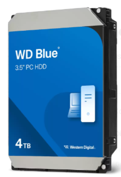 Hdd intern wd blue 4tb 5400rpm 128mb