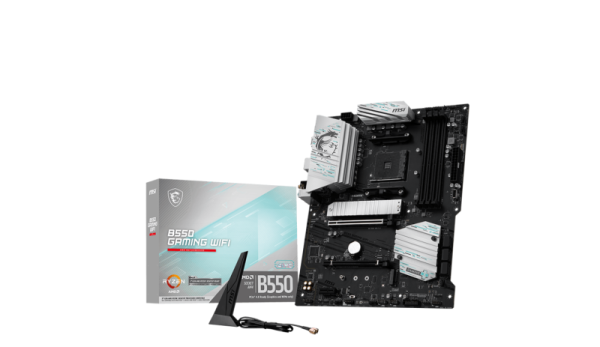 Msi b550 gaming wifi. processor manufacturer: amd, processor socket: socket am4, compatible processor series: amd ryzen 3000 series.  supported memory types: ddr4-sdram, maximum internal memory: 128 gb, memory slots type: dimm. supported storage drive int
