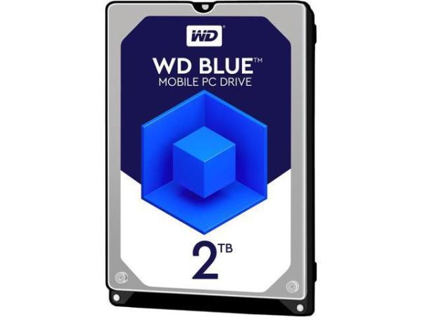 Hdd intern wd, blue, 2.5", 2tb sata3, 5400rpm,  128mb