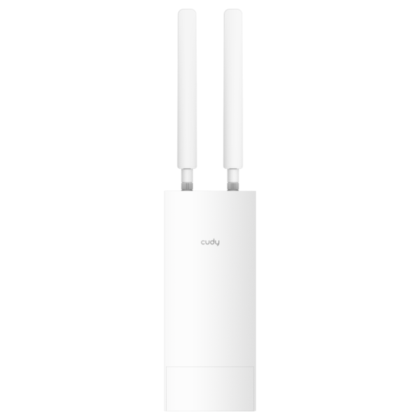 Cudy access point ax3000 outdoor dual band ceiling mount wi-fi 6, chipset mt7981, standarde 802.11ax/ac/a/b/g/n, 2402mbps la 5ghz + 574mbps la 2.4ghz, 1x port 2.5g rj45, mu-mimo, suporta 12v dc sau 802.3at poe sau poe pasiv, antene interne, 12v dc adaptor