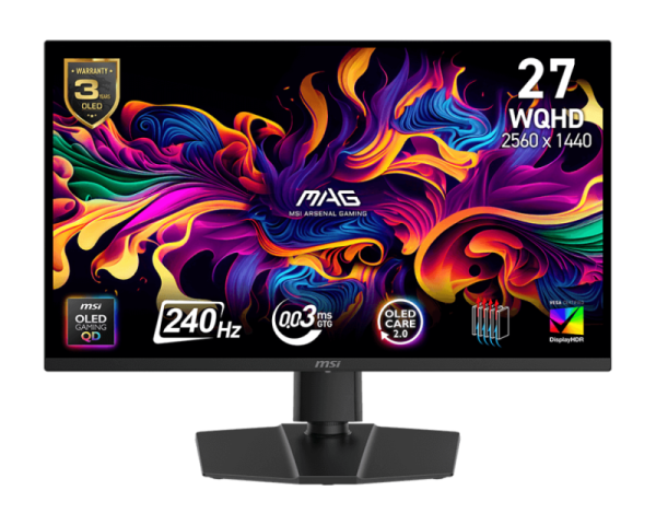 Monitor msi 27" mag 273qp qd-oled x24