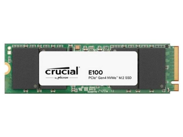Crucial e100. ssd capacity: 480 gb, ssd form factor: m.2, read speed: 4700 mb/s, write speed: 2500 mb/s