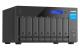 Nas qnap h874 8-bay, cpu intel® core™ i7 12-core 20-thread processor, ram 32gb (2x 16gb) ddr4 sodimm (max. 64gb), 8 x 2.5"/3.5" sata 6gbps + 2 x m.2 2280 nvme hdd (neincluse),  lan: 2 x 2.5gbe (2.5g/1g/100m/10m), tower, single psu, 350w, garantie 3 ani