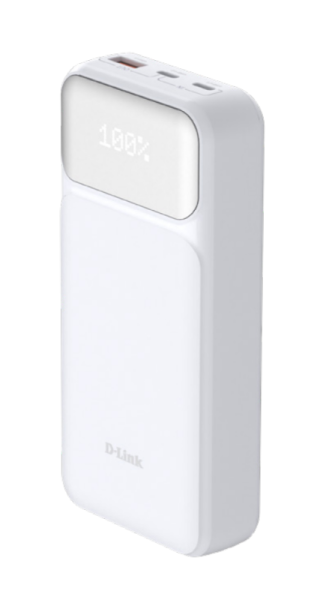 D-link dpp-201. battery capacity: 20000 mah. usb type-a output ports: 1, usb type-c ports quantity: 2. product colour: white