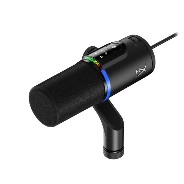 Microfon hp hyperx flipcast, lungime cablu 3m, continut pachet: cablu usb-c la usb-c, adaptor usb-c la usb-a, adaptor de la 3/8 inch la 5/8 inch, qsg.