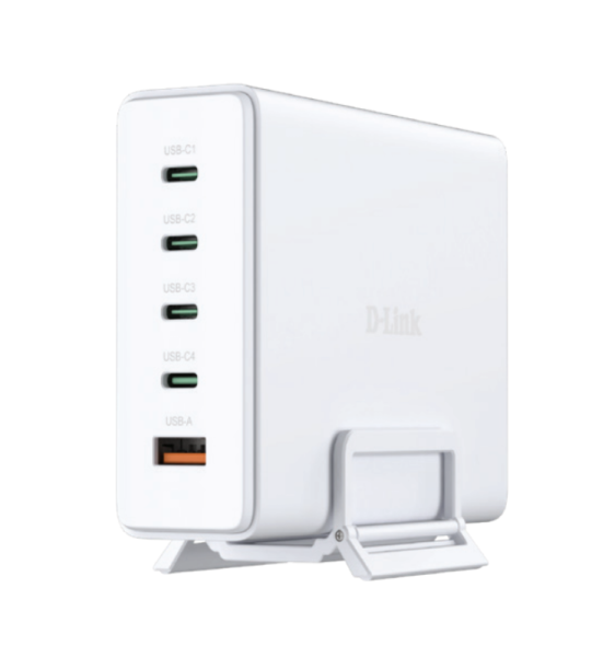 D-link dcf-241. charger type: indoor, power source type: ac, charger compatibility: universal. input voltage: 110 - 240 v. usb type-c ports quantity: 4, fast charging, power protection features: overheating, over current, over voltage, overcharge, short c