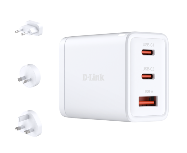 D-link dcp-651. charger type: indoor, power source type: ac, charger compatibility: universal. input voltage: 90 - 264 v. usb type-c  ports quantity: 2, fast charging, power protection features: over current, over voltage, overcharge, overheating, surge p