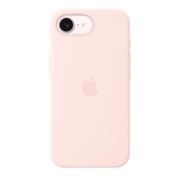 Iphone 17e silicone case with magsafe – soft pink