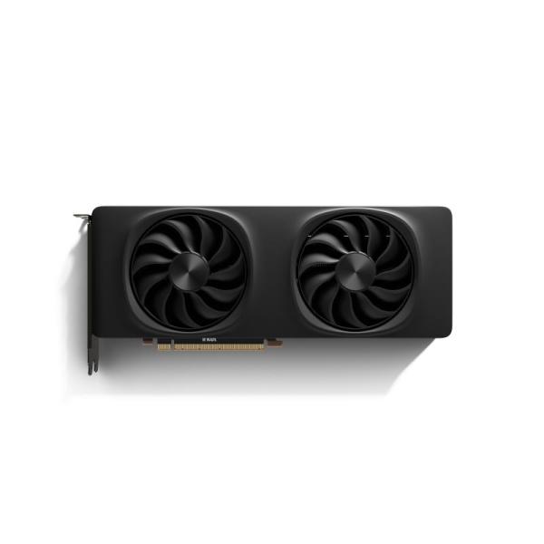 Intel arc b580. graphics processor family: intel, graphics processor: arc b580, processor frequency: 2670 mhz. discrete graphics card memory: 12 gb, graphics card memory type: gddr6, memory bus: 192 bit. maximum resolution: 7680 x 4320 pixels. directx ver